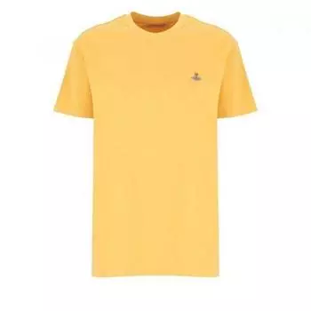 24ss Vivienne Westwood футболка с коротким рукавом 3g010013 J001m E403 желтый S (90 around)