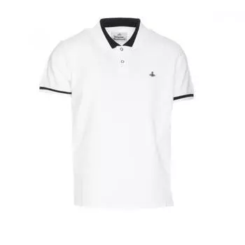 24ss Vivienne Westwood Polo футБулКа 2H01000I J0009 A401 БЕЛАЯ XL (105 around)