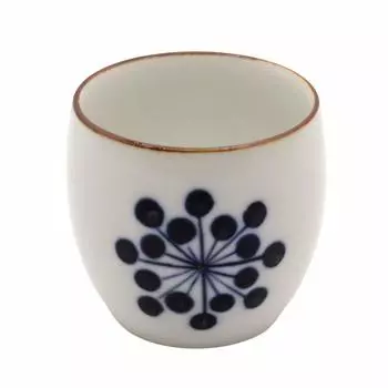 24to3 Nishitomi Ceramics Arita Ware Cup 120ml Flower Spot Pattern Сделано в Японии 478496 Белый