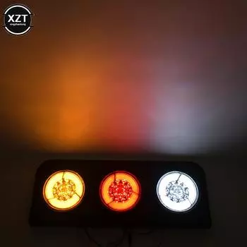 24VLED одинарный фонарь универсальный грузовик задний фонарь полуприцеп тормоз рулевое управление задний фонарь грузовик для легковых автомобилей грузовик задний фонарь красный