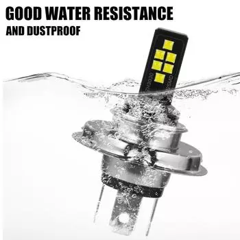 24W H7 H4 автомобильная светодиодная лампа фара противотуманная лампа 3600LM 6000K белый DRL дальний свет автомобильный комплект ламп фар автомобильные аксессуары