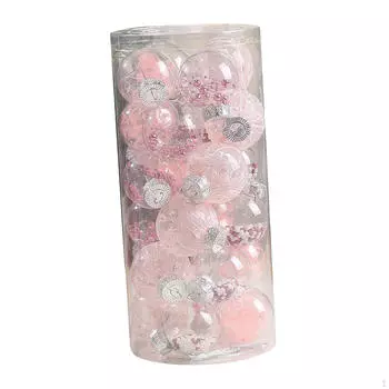 24x елочные шары, подвесные шары, 6 см, елочные шары