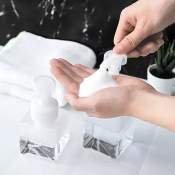 250/400ml Travel Plastic Foam Dispenser Bottle Refillable Empty Mousse Foamer Shampoo Pump Bottle Portable Liquid Soap Dispenser
