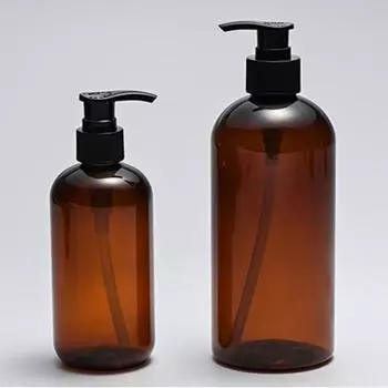 250/500 мл прозрачный пресс-насос, пустая бутылка, многоразовый шампунь, дозатор жидкого мыла 500ML коричневый