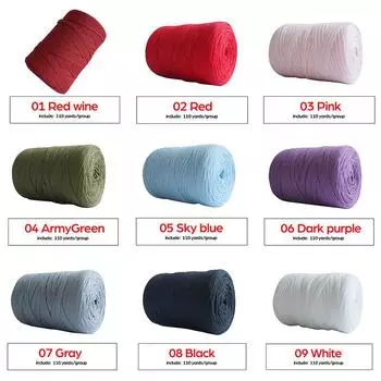 250 г 100 м плоская тканевая нить для домашнего ручного вязания своими руками сумка ковровый материал ткань пряжа ширина 6 мм толстая нить фасонная пряжа