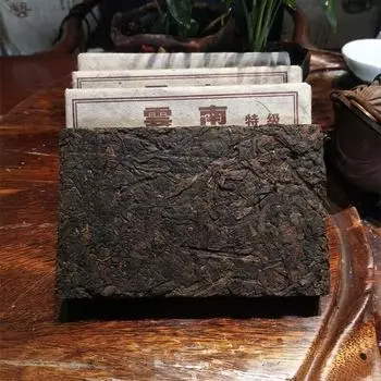 250 г Чай Пуэр Юньнань Чай Пуэр Кирпич Спелый Пуэр Мэнхай Старый Шу Старое Дерево Чай