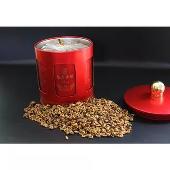 250 г чая Юньнань Дянь Хун с ароматом меда Золотая улитка с одной бутоном Красный Билуо