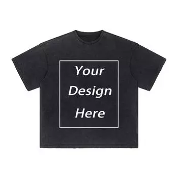 250 г/м 100% хлопок стираная футболка с индивидуальным рисунком принт мужские футболки персонализированная футболка S