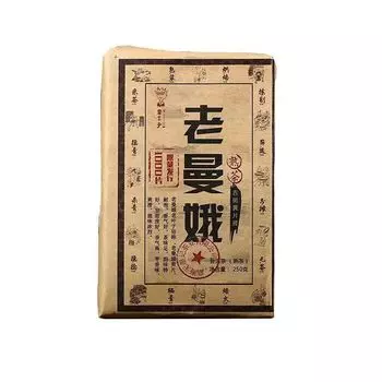 250 г приготовленного в Юньнани чая Пуэр Лаоманэ Пуэр Спелый чай Пуэр кирпичной выдержки Черный чай