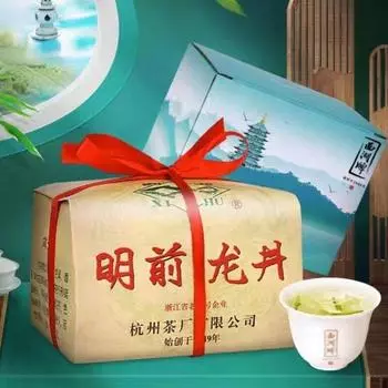250 г Совершенно новый суперклассный зеленый чай Dragon Well 2023 года Зеленый чай Лунцзин премиум-класса