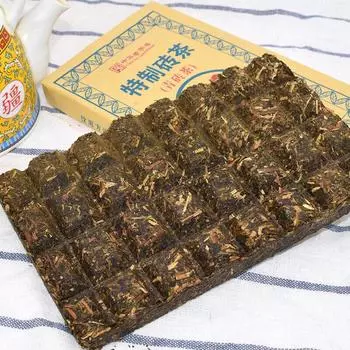 250 г Темный чай Внутренней Монголии Специальный кирпичный чай Китайский органический черный чай