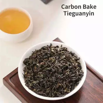 250 г жареного чая Anxi Carbon Tie Guan Yin Oolong, китайский зеленый чай Tieguanyin