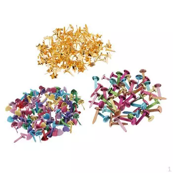 250 круглых металлических штифтов в форме сердца