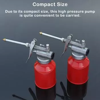 250 мл/400 мл масляный баллончик с носиком для большого пальца, мастерская масленка, масляная канистра, красная, желтая, насос высокого давления, масленка, смазка