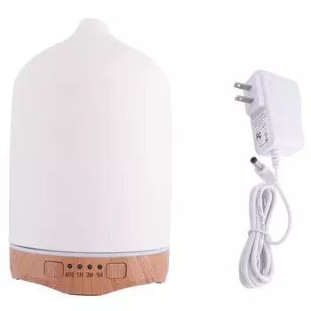 250 мл ароматерапевтический эфирный масляный диффузор увлажнитель воздуха прохладный с 7 цветными светодиодными лампами керамический диффузор для дома-вилка США CHINA