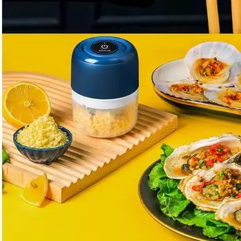 250 мл беспроводной электрический мини-чесночница вспомогательная машина для приготовления пищи маленькая бытовая кухонная утварь мясорубка перец белый