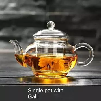 250 мл фильтруемый термостойкий стеклянный чайник с двойными стенками или весенний чайник из нержавеющей стали, прозрачный стеклянный чайник 250ML