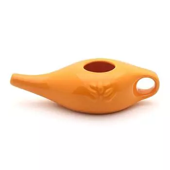 250 мл керамический Neti Pot система промывания носа очиститель комплект для промывания носа от синусита аллергический нос йога детокс промывание оранжевый