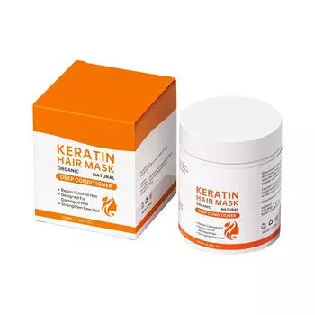 250 мл Кератиновая маска для волос Коллагеновый кондиционер для глубокого повреждения корней волос Натуральный глубокий увлажняющий кондиционер One Size