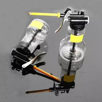 250 мл масляная банка, прозрачный противокапельный ABS, универсальный масляный распылитель для мотоцикла