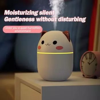 250 мл милый увлажнитель воздуха мини ароматерапевтические увлажнители диффузоры диффузор эфирного масла домашний автомобильный очиститель воздуха Humificador розовый