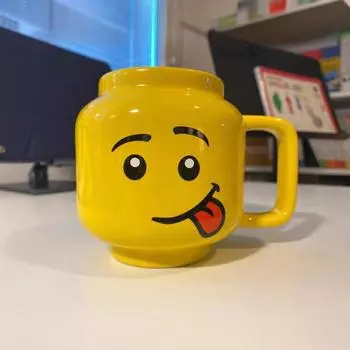 250 мл мультяшная керамическая кружка улыбка креативная чашка для кофе, молока, чая, воды смешное выражение лица детская чашка для завтрака бытовая посуда для напитков 250ML