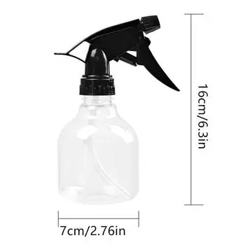 250 мл парикмахерский спрей флакон салон парикмахерские инструменты распылитель воды прозрачный макияж стиль портативный пластиковый спрей флаконы чёрный