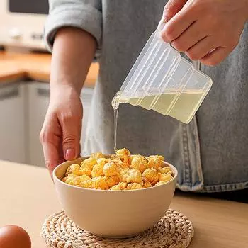 250 мл пластиковый прозрачный градуированный мерный стаканчик бытовой кухонный мерный инструмент для выпечки ручки дизайн стаканчиков