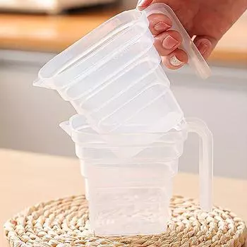 250 мл пластиковый прозрачный градуированный мерный стаканчик бытовой кухонный мерный инструмент для выпечки ручки дизайн стаканчиков onesize