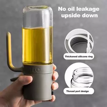 250 мл распылитель масла, прозрачный дизайн, распылитель оливкового масла, стеклянное масло Mister для кухни, приготовления барбекю серый
