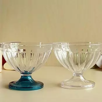 250 мл салатница для десерта мельница бокал для встряхивания стеклянная рельефная чашка для мороженого золотой