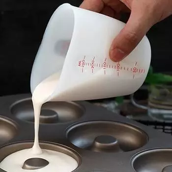 250 мл силиконовый мерный стакан для молока, масла, смеси, силиконовый стакан, измерительные приборы для выпечки, кухонные принадлежности 250ml