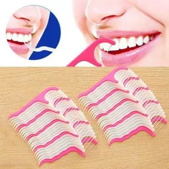 250 палочек для чистки зубов, стоматологический нейлоновый шнур, зубочистка, уход за полостью рта