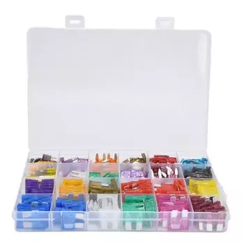 250 шт. автомобильных предохранителей набор лезвийного типа алюминиевый лист автомобильная замена 2A40A MS