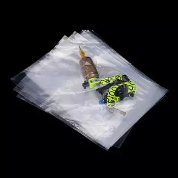 250 шт. одноразовые сумки для бутылок для мытья татуировок чехлы для чехлов пластиковые принадлежности для перманентного макияжа тела пылезащитные принадлежности для татуировок