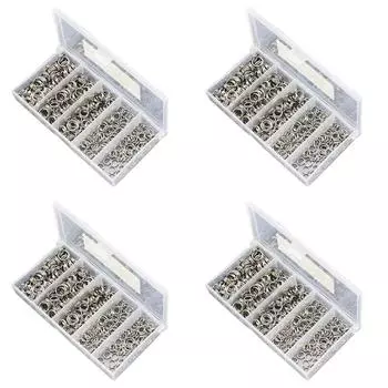 250 шт. приманок для ловли карпа из высокоуглеродистой стали с 5-размерным разъемным кольцом, аксессуары для снастей