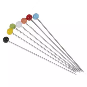 250 шт., устойчивые к высоким температурам, великолепный цвет, не выцветающие булавки для шитья разноцветный