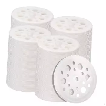 250 штук шайб из пенопласта, пластиковые плоские шайбы, диаметр 45 мм для винтов и гвоздей, холодные