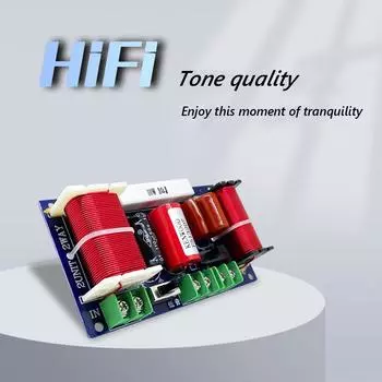 250 Вт 2-полосный Hi-Fi стереодинамик делитель частоты аудио кроссовер фильтр высокие частоты бас аудио делитель частоты DIY акустический фильтр