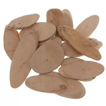 250g/Pack Natural Driftwood Wooden Shapes for Handmade Craft Oval 8-10cm