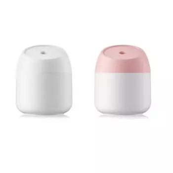 250ML Cool Humidifier USB Desktop Humidifier with LED Light Aromas Essential Oil Diffuser белый