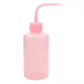 250 мл Бутылка для промывания ресниц Прозрачная шкала Изогнутая насадка Хорошо герметичная Бутылка для мытья накладных ресниц