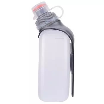 - 250ml Hydration Waist Bottle with Clip & Dustproof Lid Leakproof for Gym Fitne
