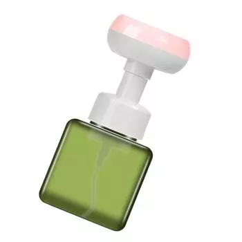 250ML Soap Bottle Foaming Lotions Refillable Bottle Flower Pump Head Soap type b