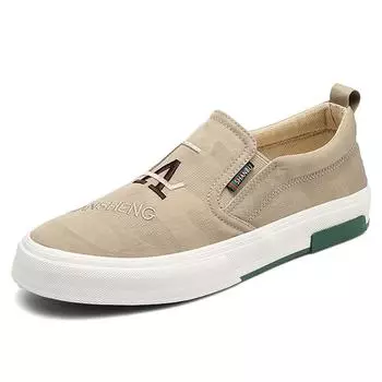 25148 Men S Shoes Trendy Fashion Casual Men S Canvas Shoes Solid Color Printed Board Shoes 38