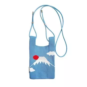 2532 Мини-вязаный наплечник Fuji [Routeto] Mt. CJ.Baby Lou.knit.Fuji-A (Саксофон)