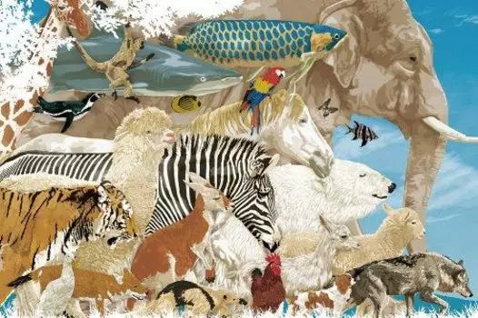 2542 Piece Jigsaw Puzzle Super Master EX Creatures of the Earth Super Small Piece (50x75cm)