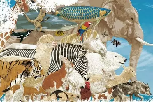 2542 Piece Jigsaw Puzzle Super Master EX Creatures of the Earth Super Small Piece (50x75cm)