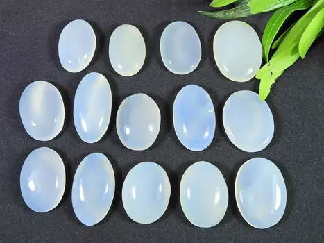 256Cts натуральный оникс овальный кабошон россыпью драгоценный камень 14 шт оптовая партия 21-25MM RQ-1140