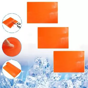 25*22*1 см DIY гелевый коврик для сиденья мотоцикла, верхний коврик для сиденья мотоцикла, комфортный гелевый холодный коврик синий